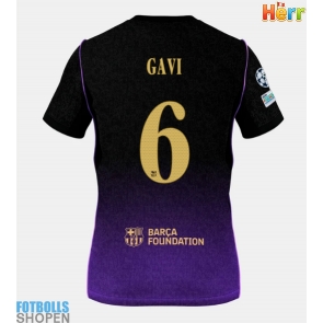 Billiga Barcelona Paez Gavi #6 Bortatröja 2026-27 Kortärmad